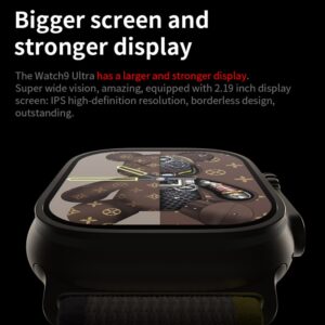 Watch 9 Ultra Smart Watch 49mm 2023 New NFC Men Women GPS Track Bluetooth Call BT Music Games Wireless Charging Smartwatch